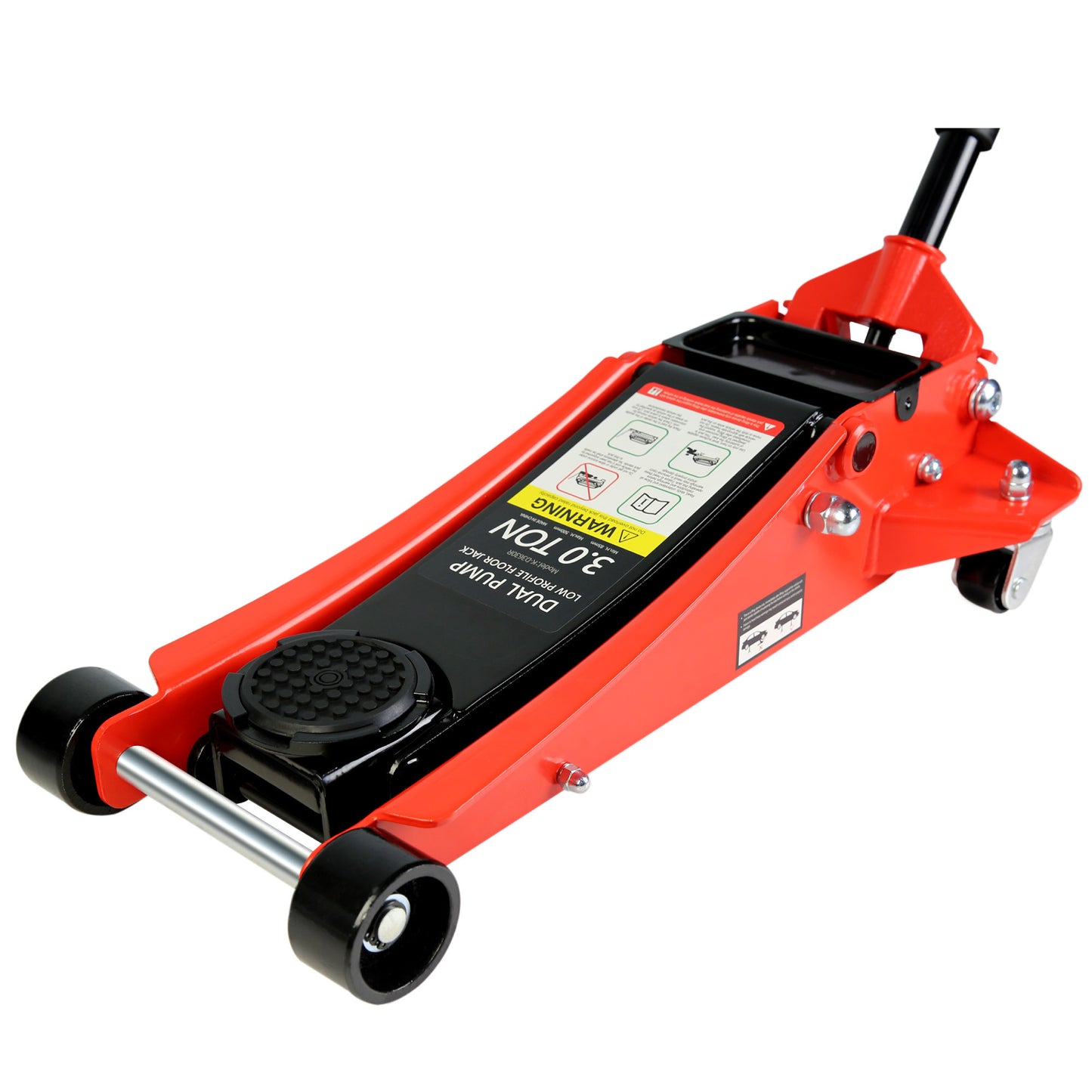 Ultra Low Floor Jack - Quick Lift Hydraulic Car and Truck Lifter