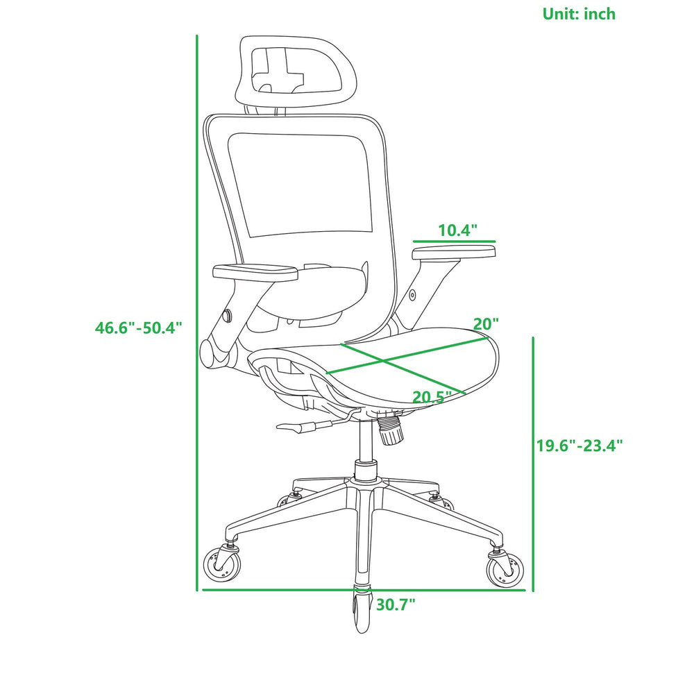 ComfortPlus Mesh Office Chair - Style & Support for Your Workday