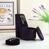 Chic Purple Velvet Jewelry Box with High Heel Details