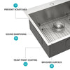 Sleek Drop-In Stainless Steel Kitchen Sink