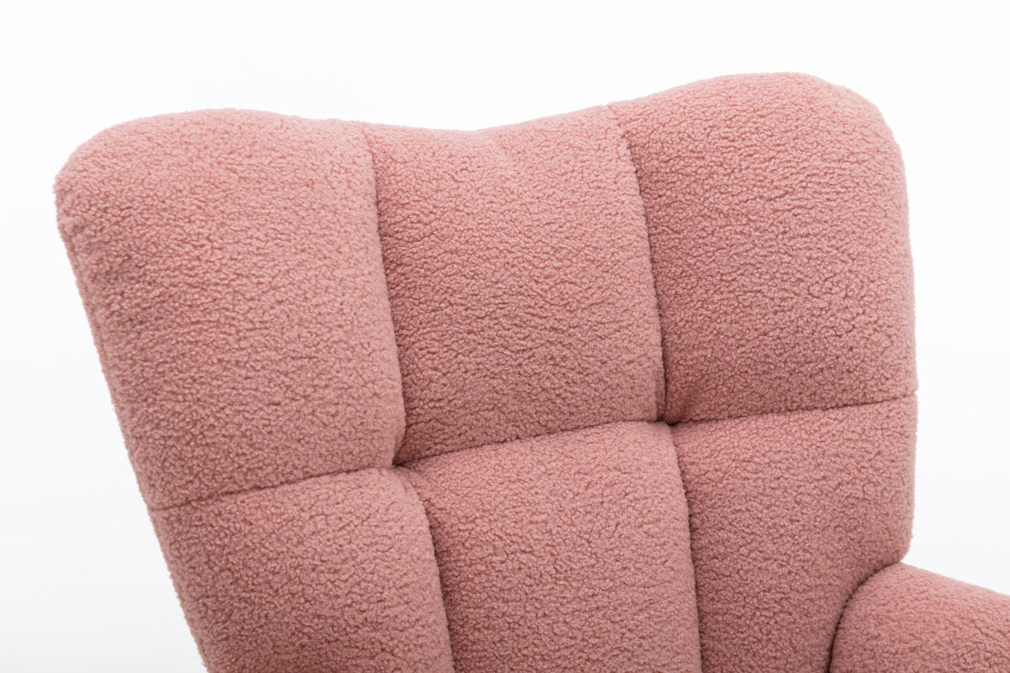 Cozy Pink Tufted Rocker