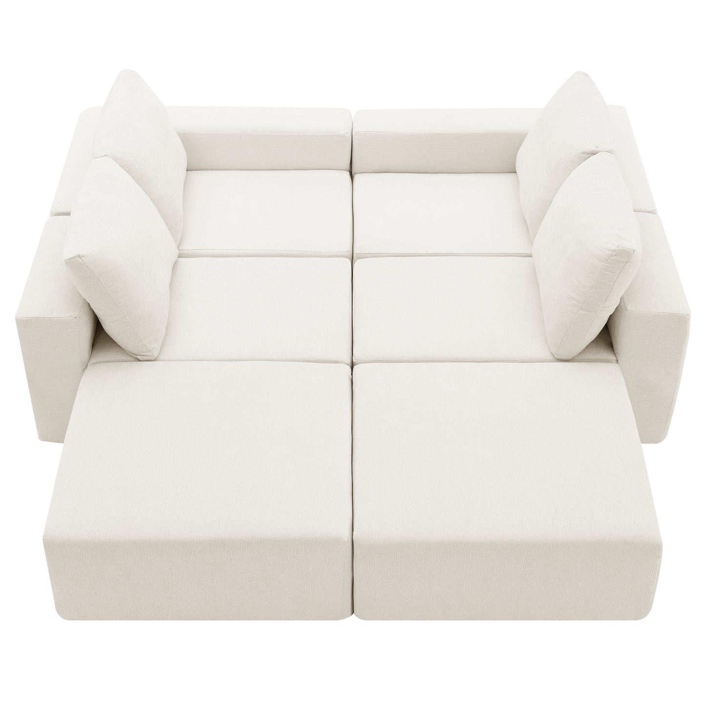 Cozy Luxe U-Shaped Sectional Sofa