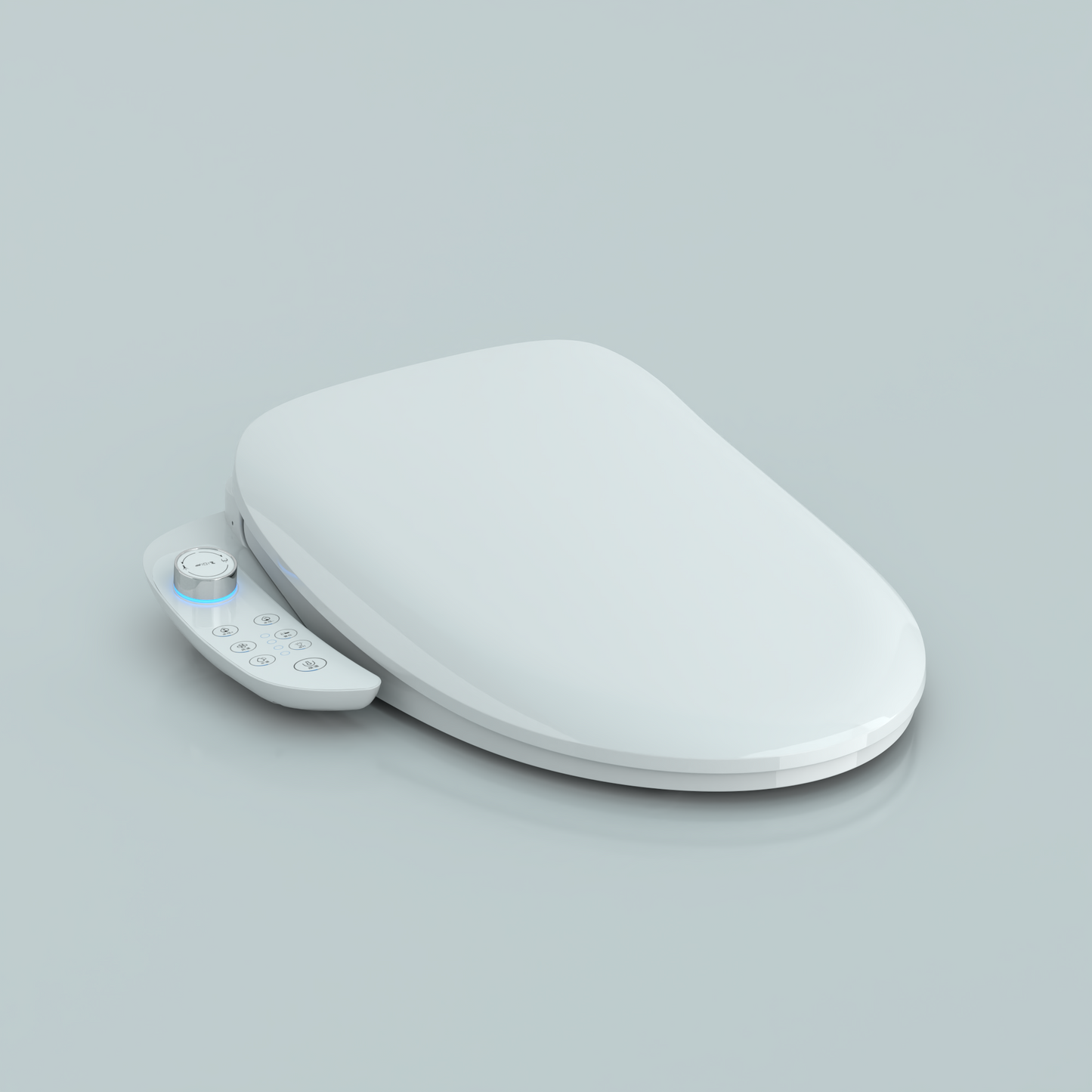 Smart Heated Bidet Toilet Seat with Warm Water and Dryer