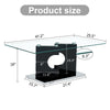 Sleek Glass Top Coffee Table