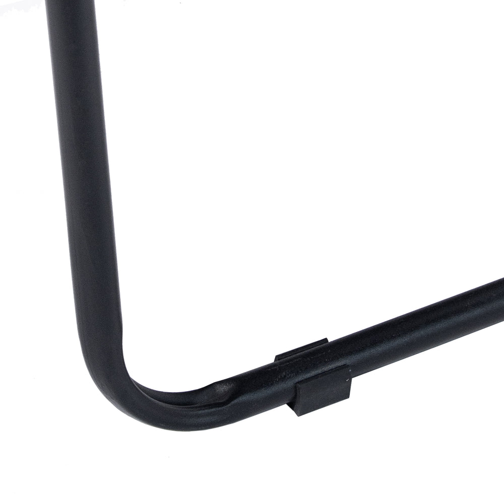 Sleek Black Arch Full-Length Mirror