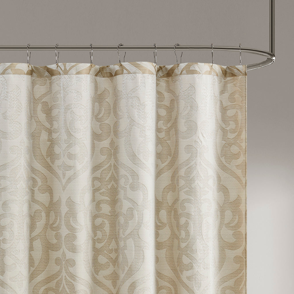 Chic Jacquard Shower Curtain