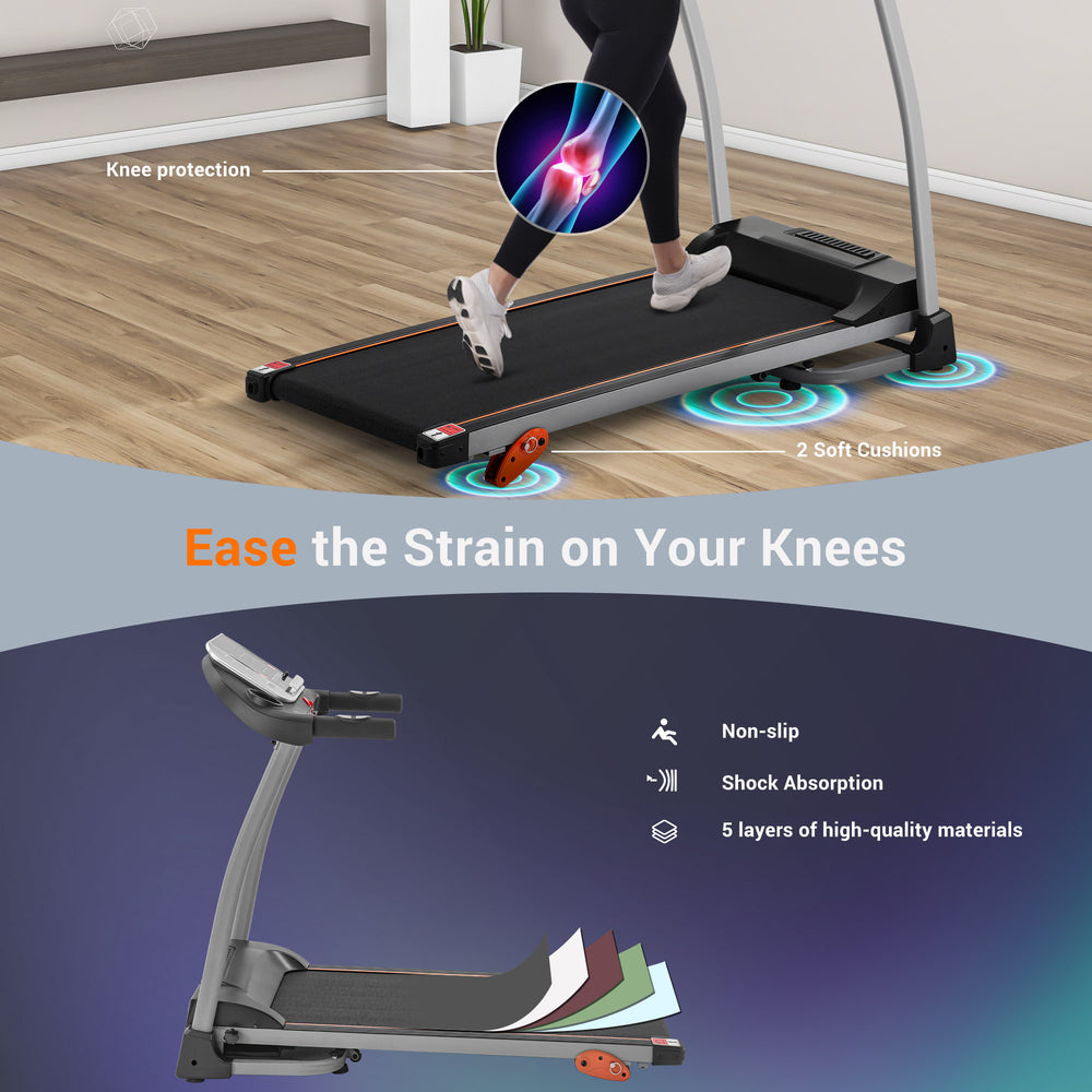 Foldable Home Treadmill – Compact, Convenient, and Cardio-Ready!