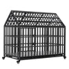 Ultimate Heavy Duty Dog Crate with Lockable Wheels