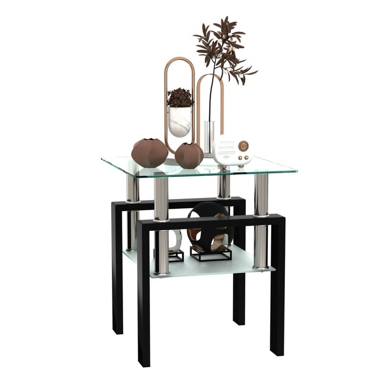 Chic Tempered Glass Coffee Table