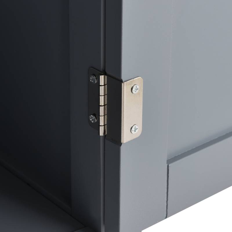 Rolling Kitchen Island with Wood Top and Storage