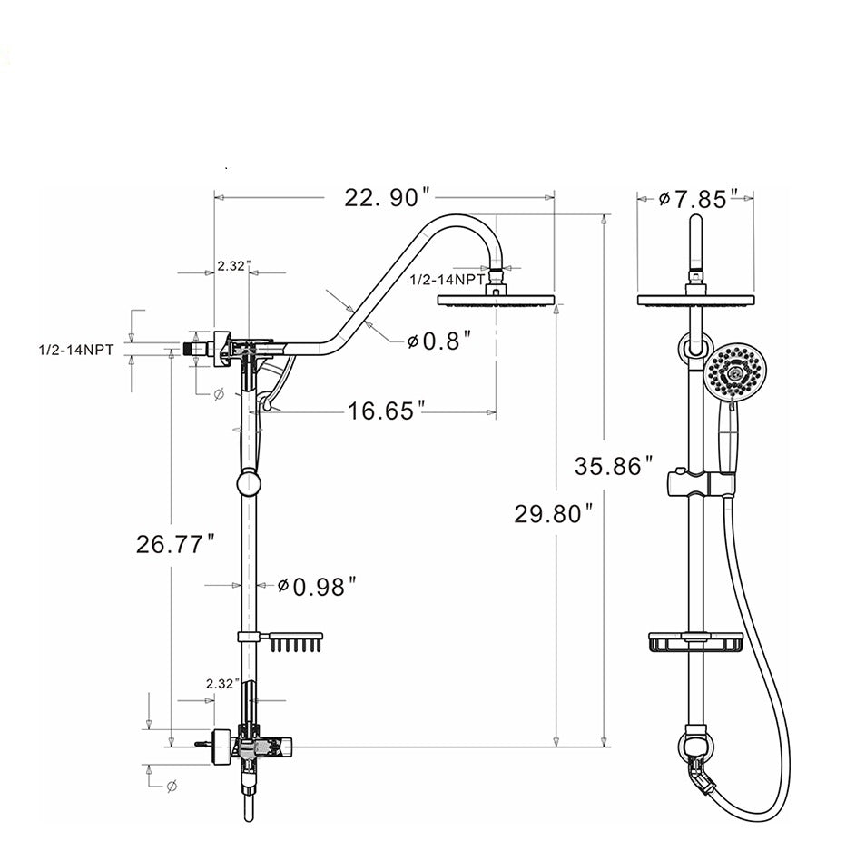 Versatile Shower Bliss