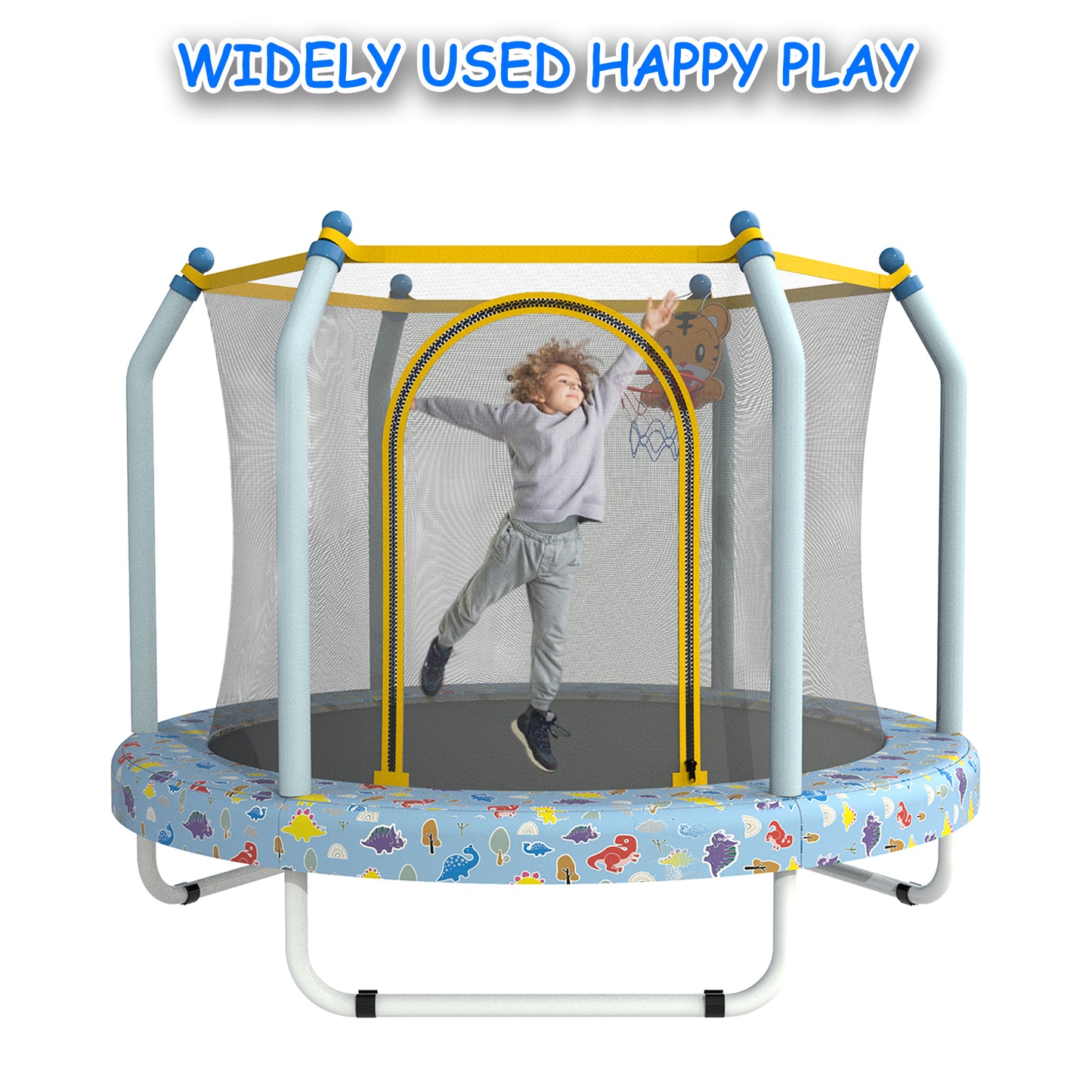 Bounce & Score Trampoline for Kids