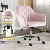 Velvet Bliss Adjustable Accent Chair - Pink