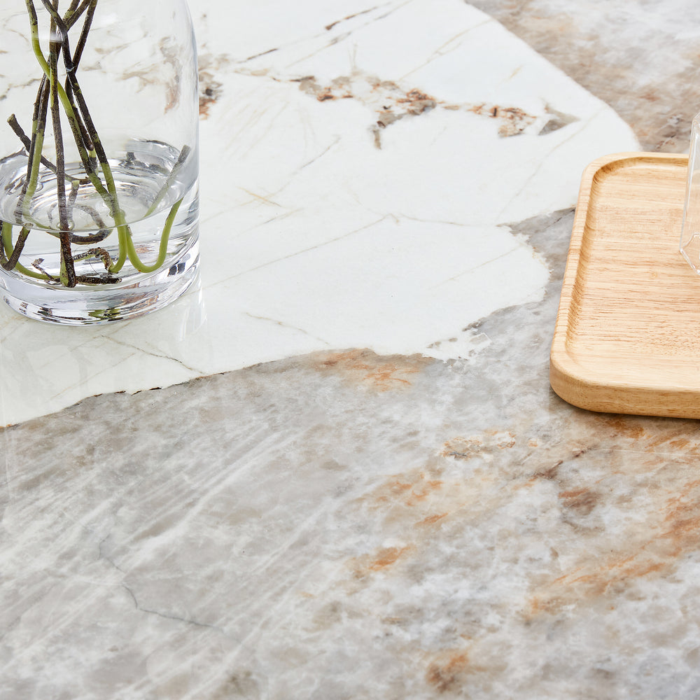 Sleek Marble Dining Table for Gatherings