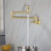 Wall-Mounted Pot Filler Faucet