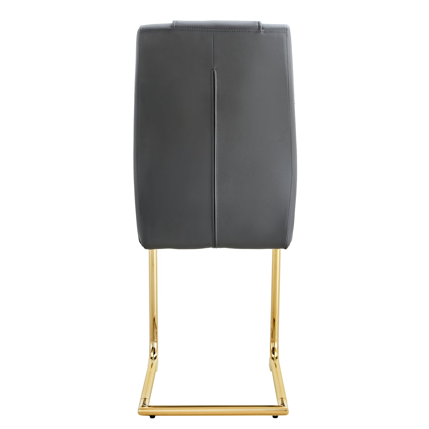 Chic Gold-Legged Dining Chairs Set