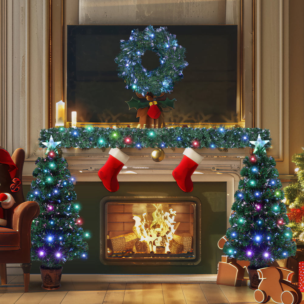 Festive Glow Christmas Tree & Decor Set