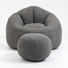 Cozy Foam Lounge Chair with Footrest