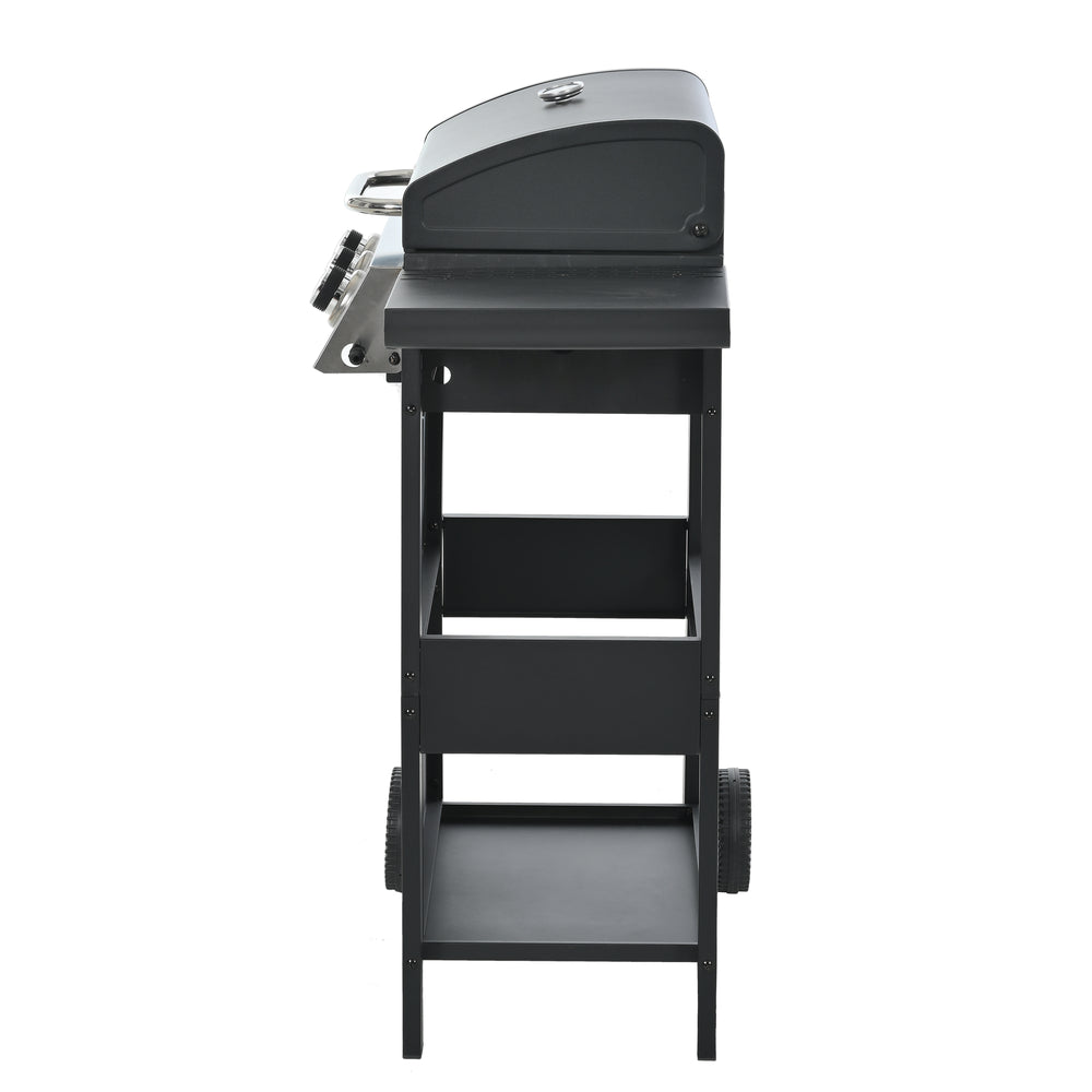 Ultimate Patio Propane Grill with Shelves & Wheels