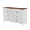 Charming Rustic Dresser with Six Drawers