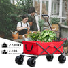 Colorful Foldable Garden Trolley & Picnic Wagon