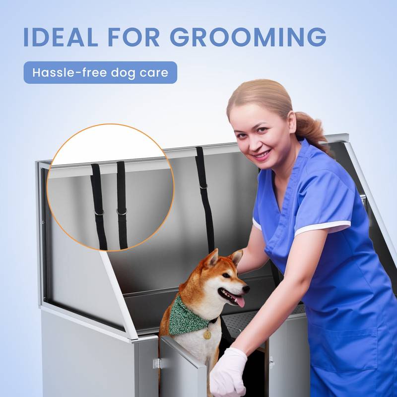 Pet Splash Station - Easy Dog Bathing with Ramp & Accessories