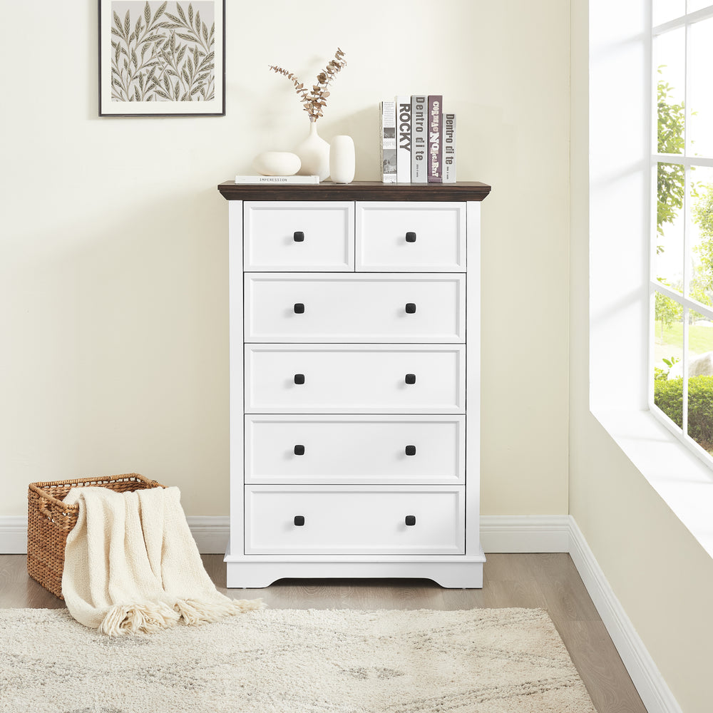 Stylish Storage Chest with 6 Drawers