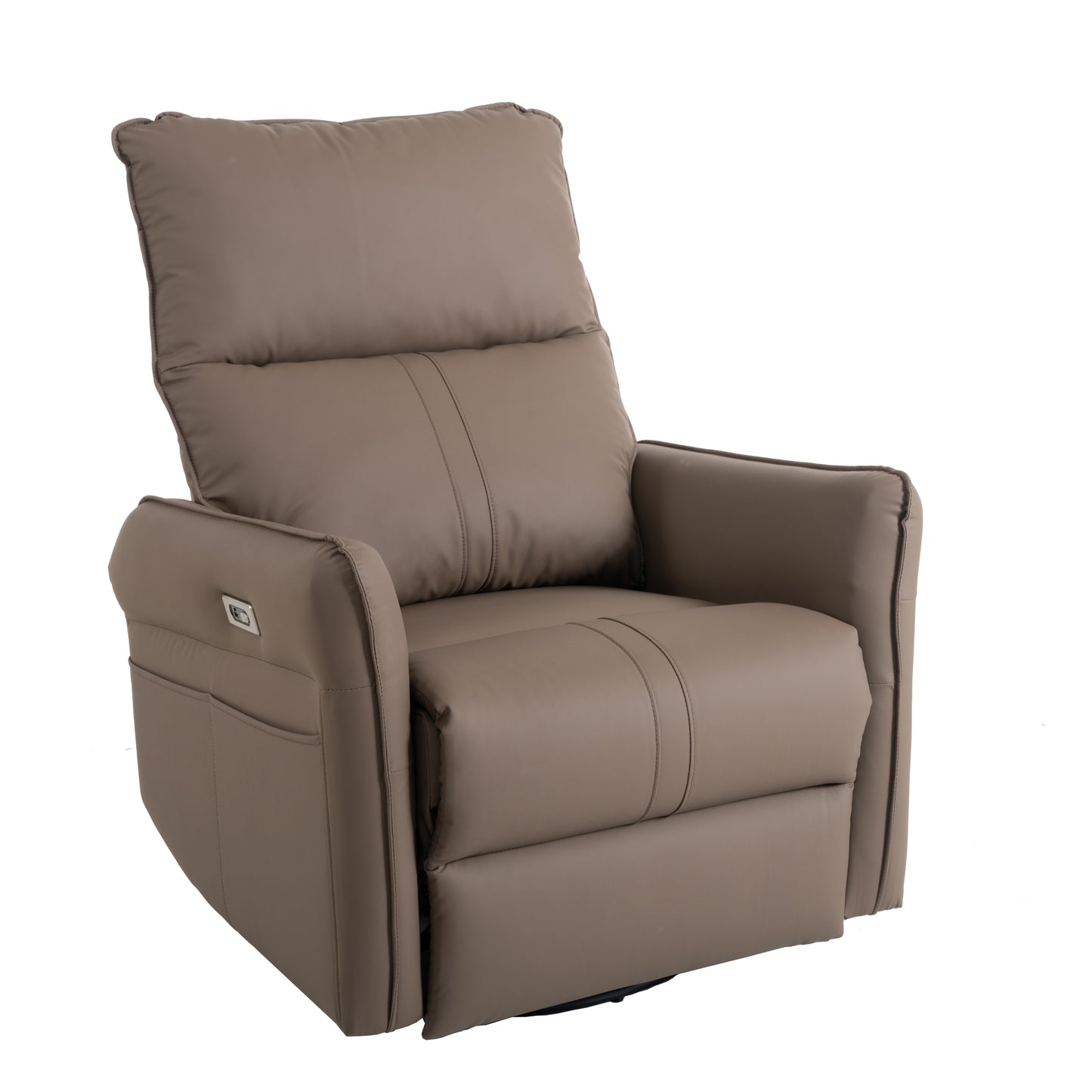 Cozy Power Swivel Recliner with USB Ports