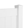 White Vinyl Privacy Fence Set