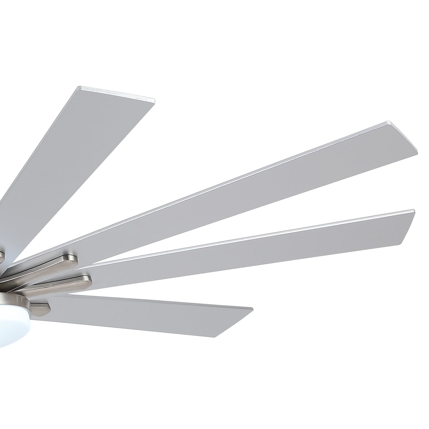 Smart Brushed Nickel Ceiling Fan with Remote Control