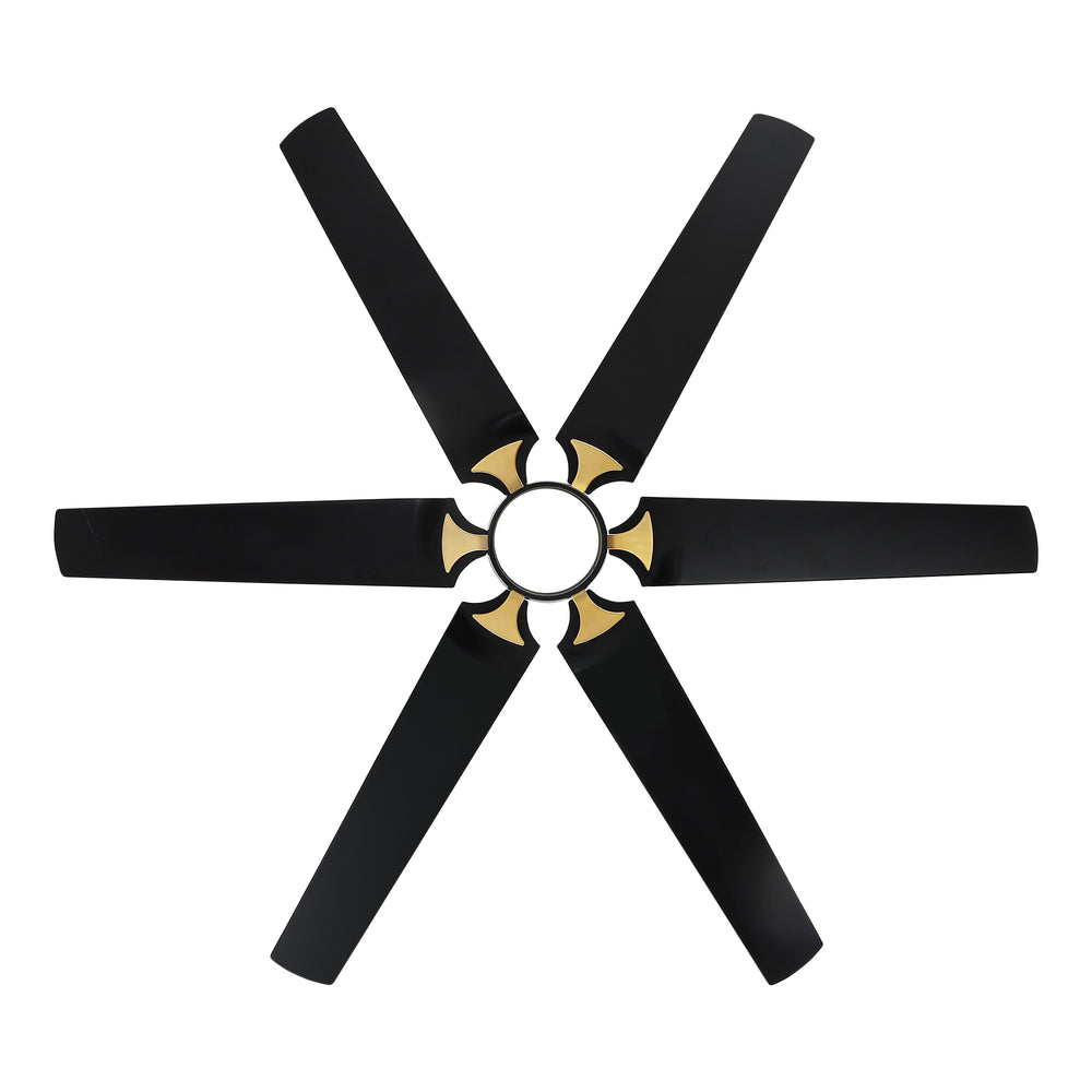 Sleek Remote-Controlled LED Ceiling Fan