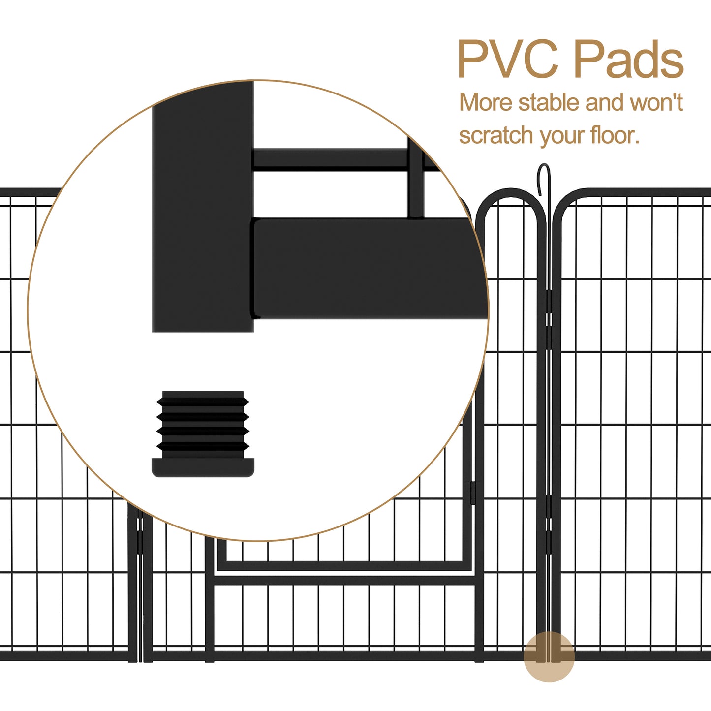 Ultimate Pet Playpen with Door - Sturdy Indoor/Outdoor Dog Fence