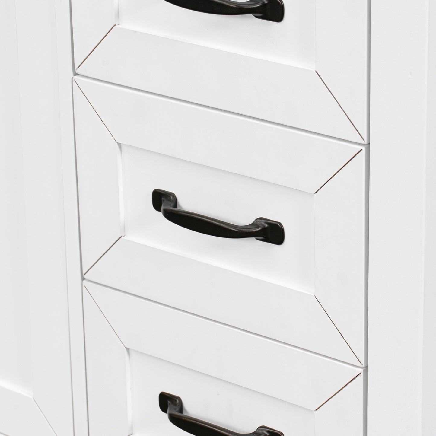 Sleek White Bathroom Vanity & Sink Combo