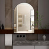 Sleek Arched Medicine Cabinet with Mirror & Adjustable Shelves