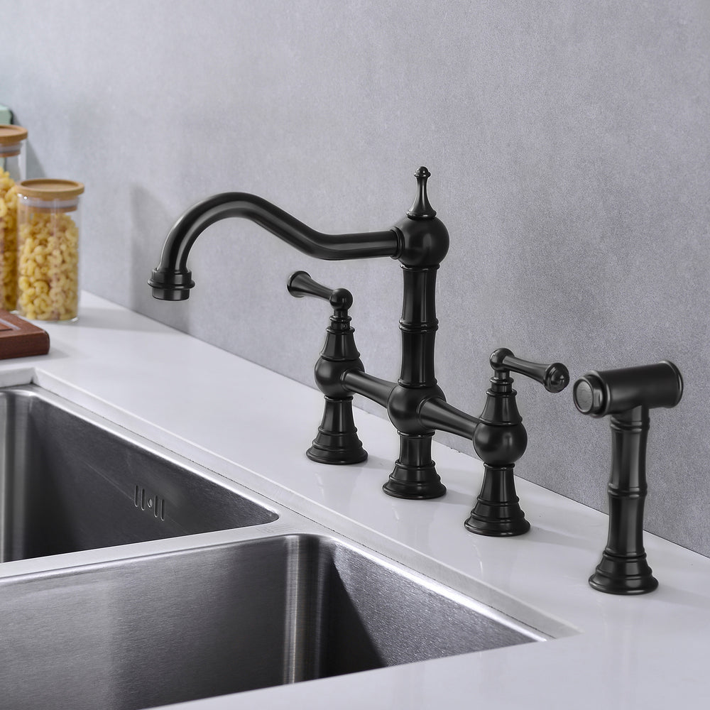 Versatile Kitchen Faucet with Pull-Out Spray