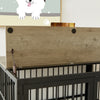 Chic Canine Crate with Side Access - Grey