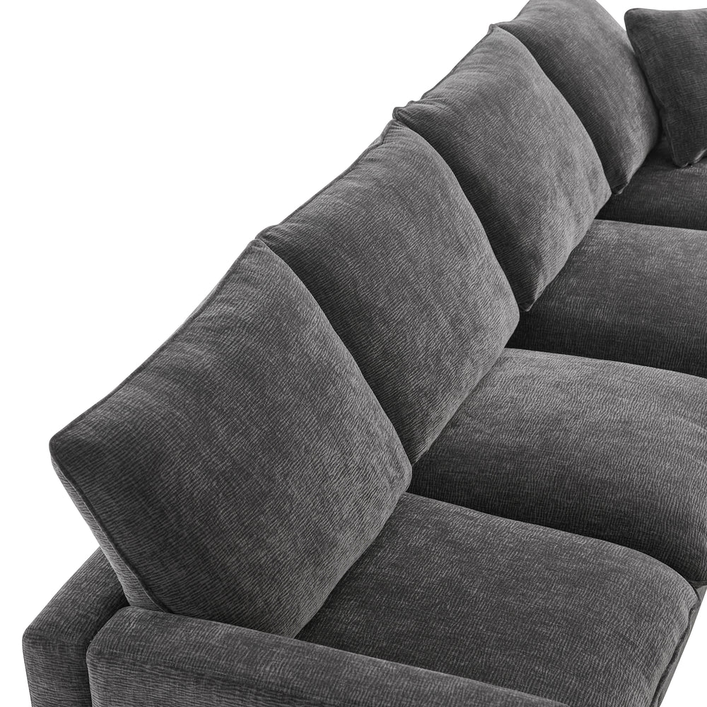 Chic Modular U-Shaped Sofa Set