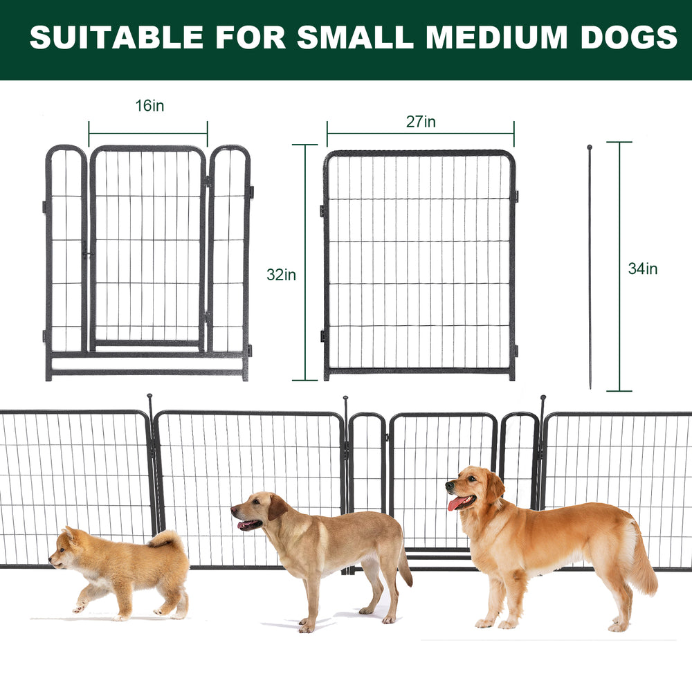 Ultimate Outdoor Dog Playpen with Doors