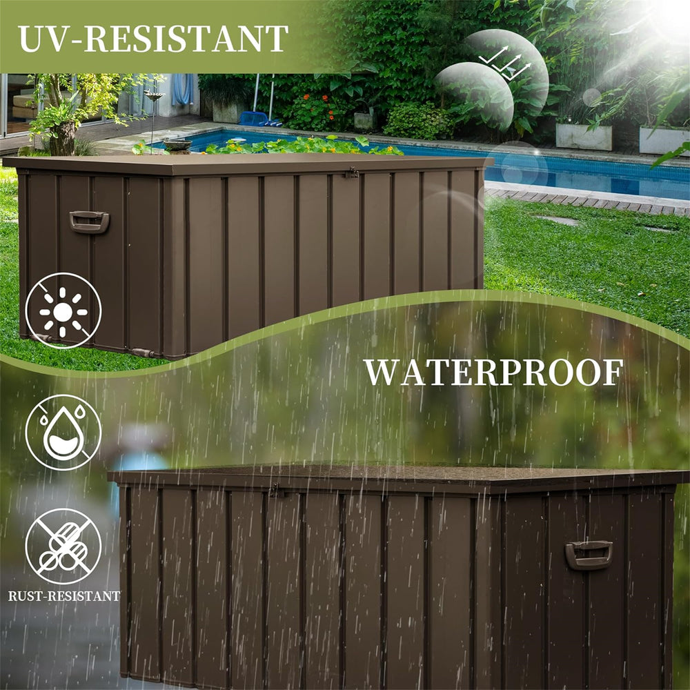 Stylish Waterproof Outdoor Storage Chest