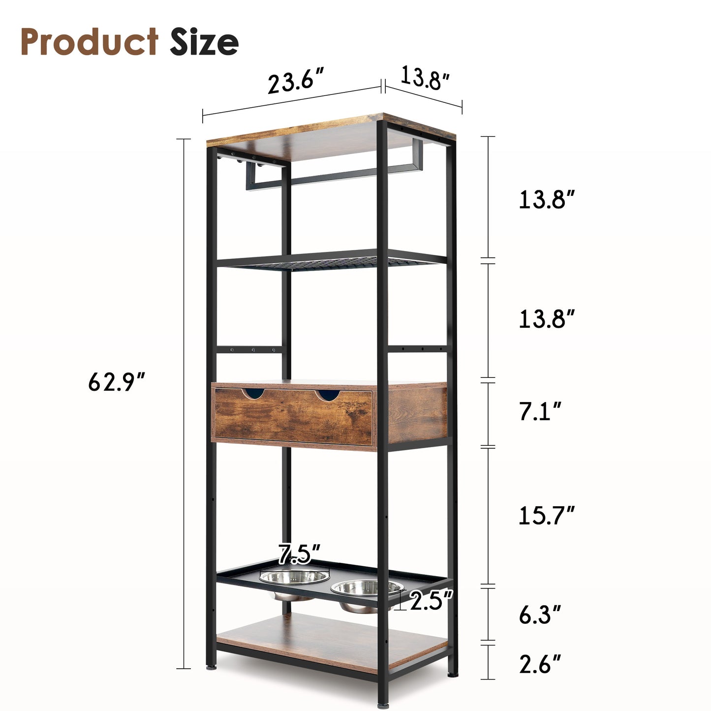 PawPerfect Adjustable Feeding Station