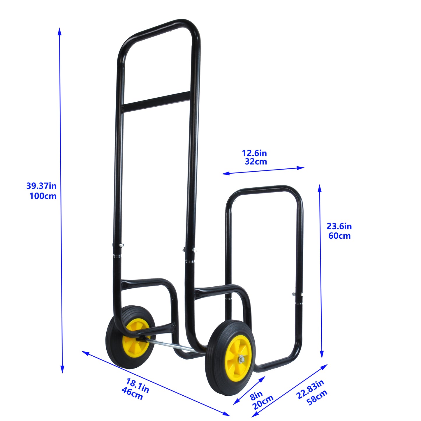 Wood Mover Deluxe: Easy Rolling Log Carrier