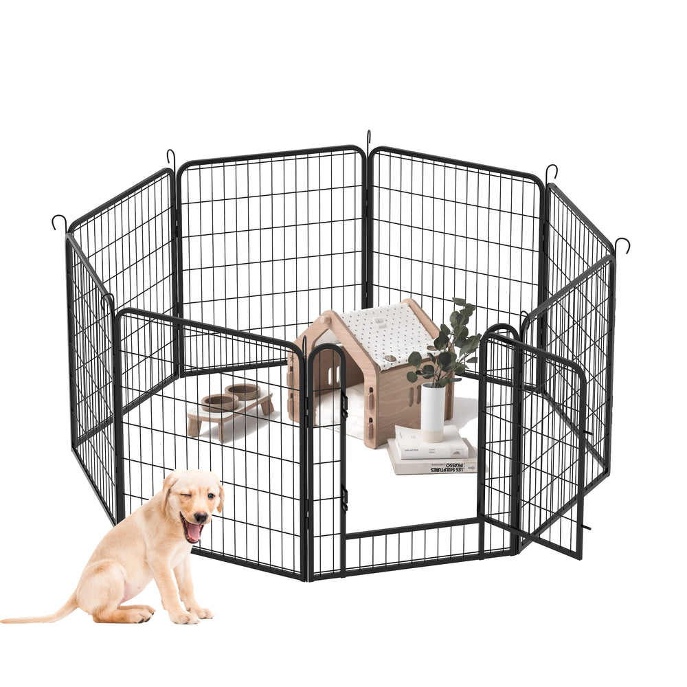 Ultimate Pet Playpen with Door - Sturdy Indoor/Outdoor Dog Fence