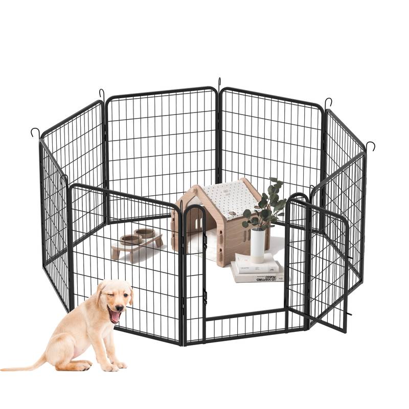 Ultimate Pet Playpen with Door - Sturdy Indoor/Outdoor Dog Fence
