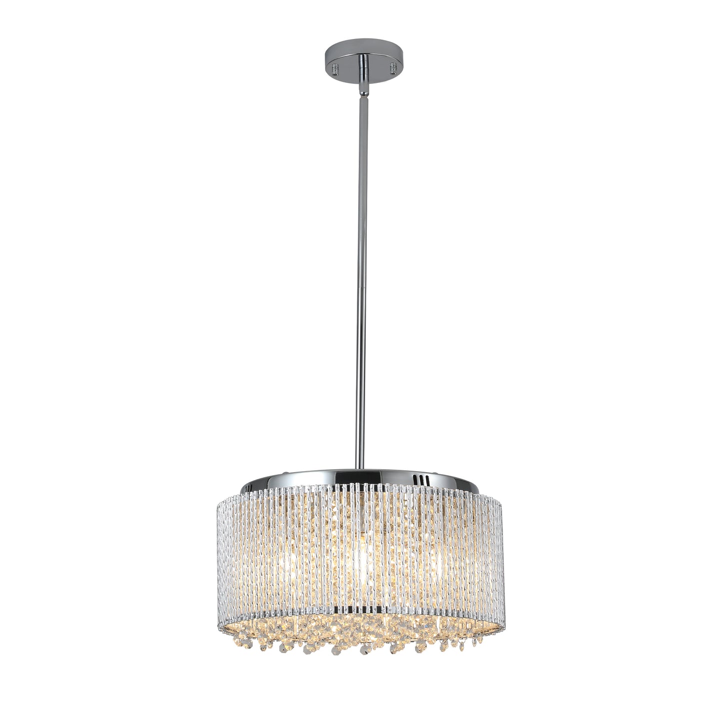 Sparkling Round Crystal Chandelier for Luxurious Living Spaces