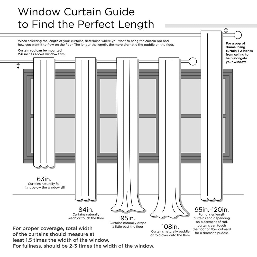 Sleek Blackout Metallic Curtain Panel