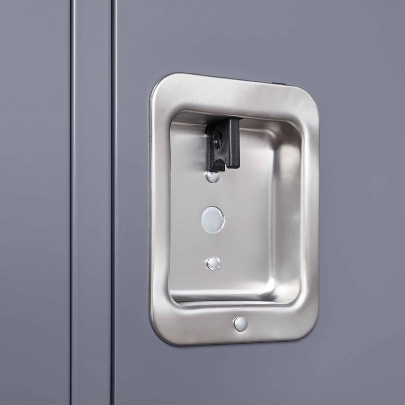 Stylish Gray Locker Storage for Home, Gym & Office