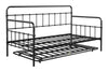 Modern Metal Daybed with Trundle