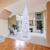 Chic White Slim Christmas Tree with Easy Stand