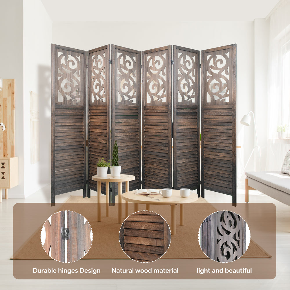 Chic Wooden Room Divider