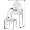 Chic White Make-Up Vanity Set